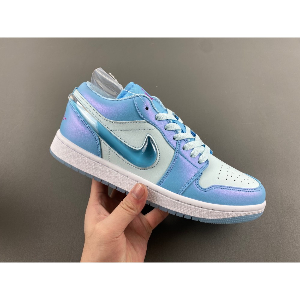 Jordan 1 Low SE Aquarius Blue (GS) - FN7366-400